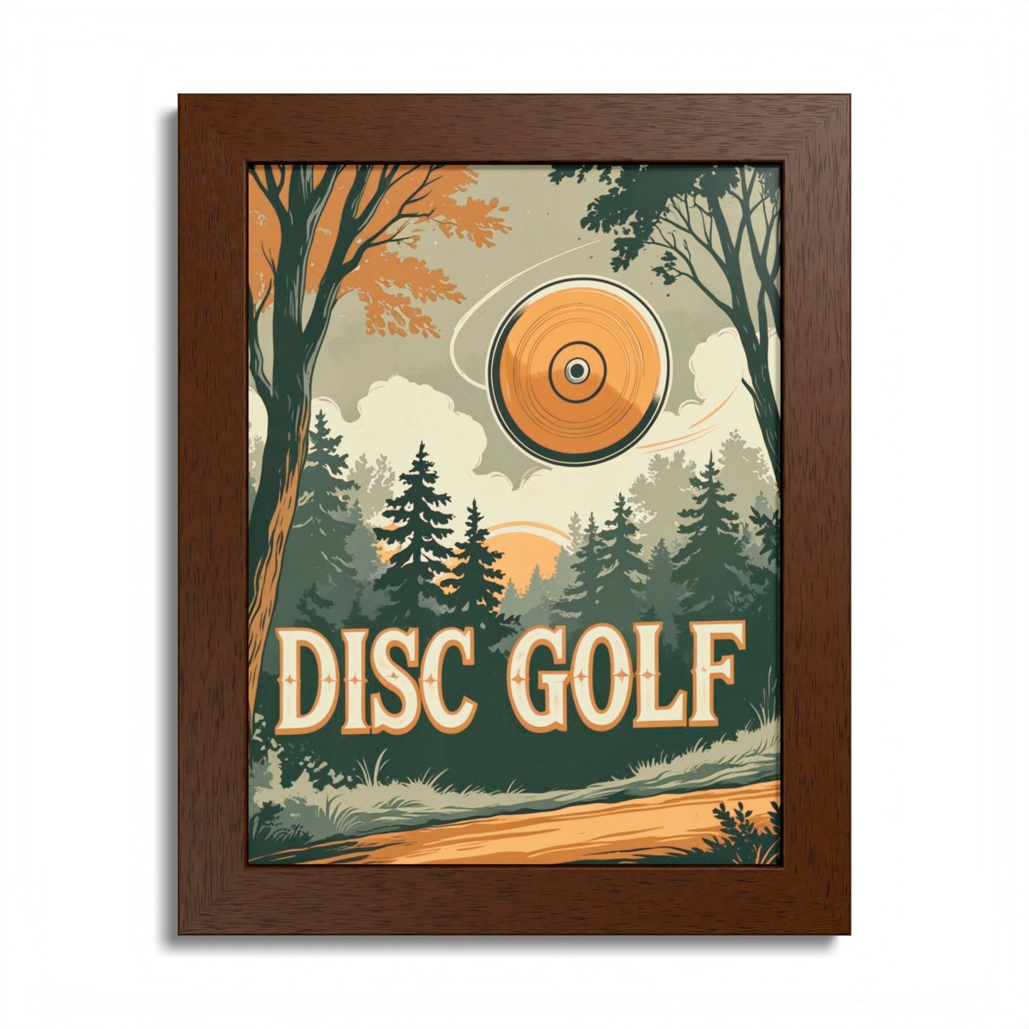 Classic Disc Golf Poster