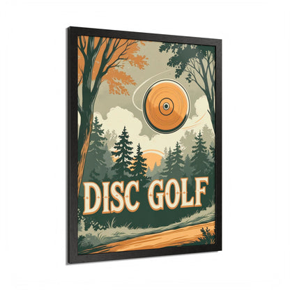 Classic Disc Golf Poster