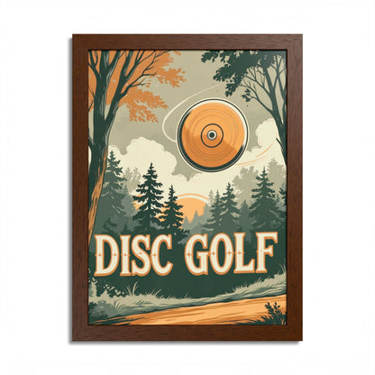 Classic Disc Golf Poster