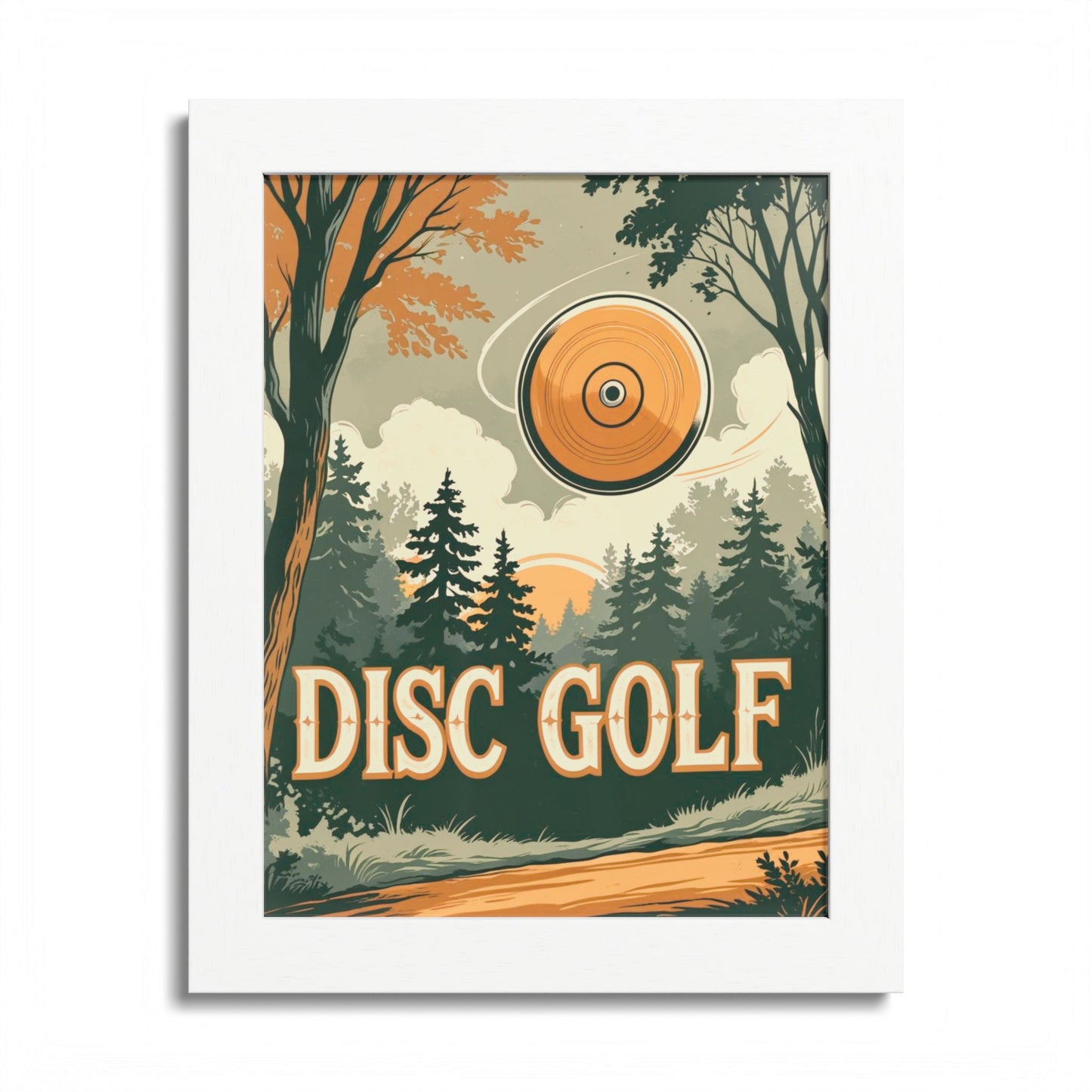 Classic Disc Golf Poster