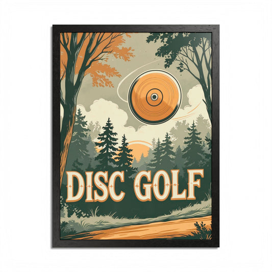Classic Disc Golf Poster