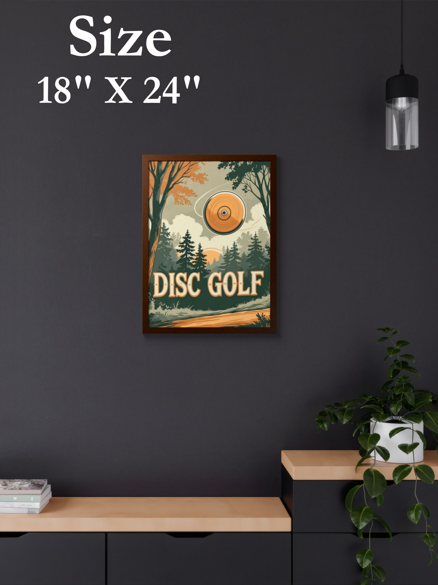Classic Disc Golf Poster