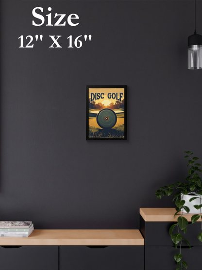 Disc Golf Vintage Poster
