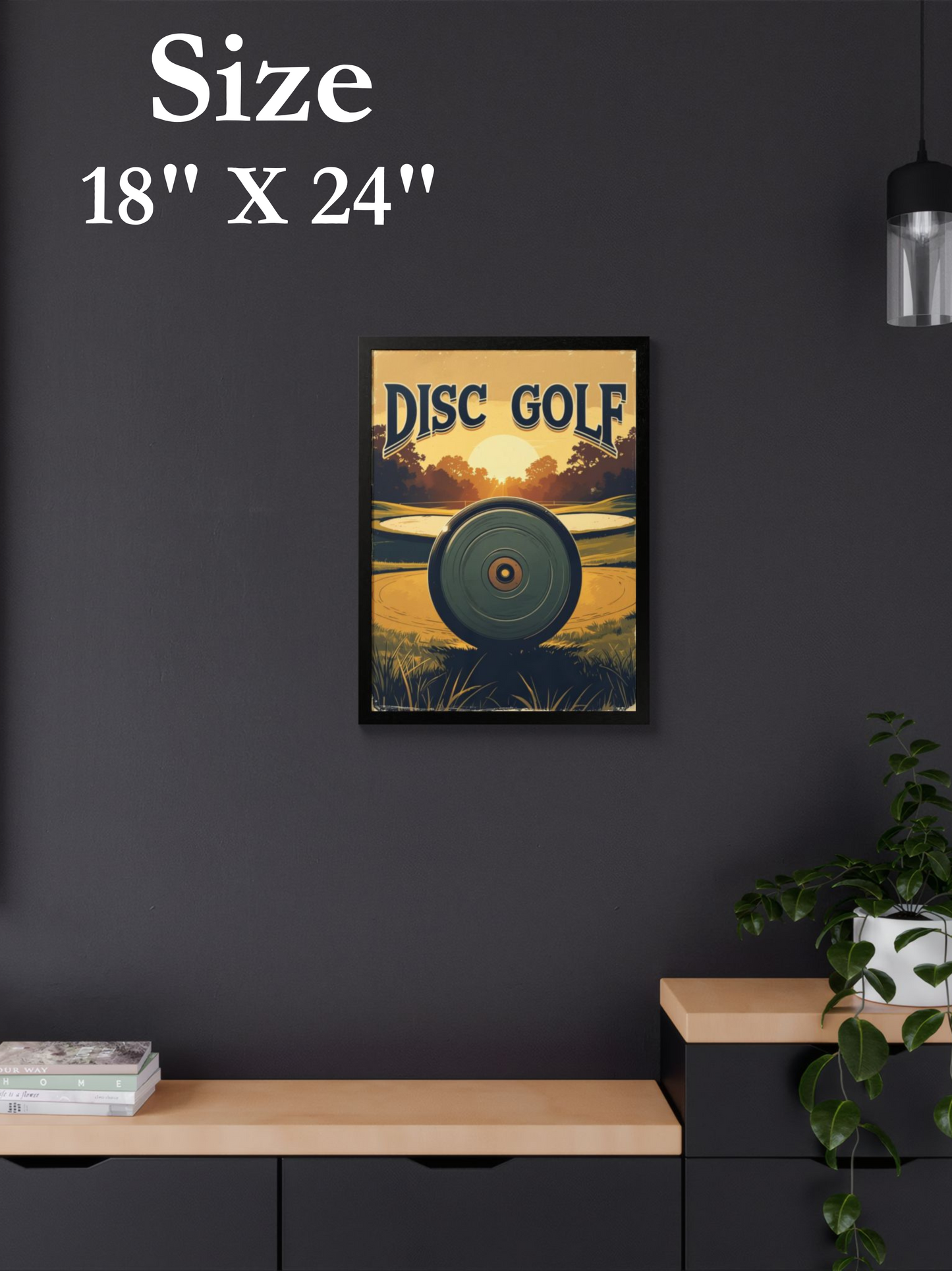 Disc Golf Vintage Poster