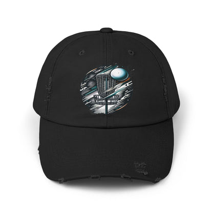 Clean disc golf cap. Black disc golf hat. Smashing chains disc golf. Perfect frisbee golf gift. 