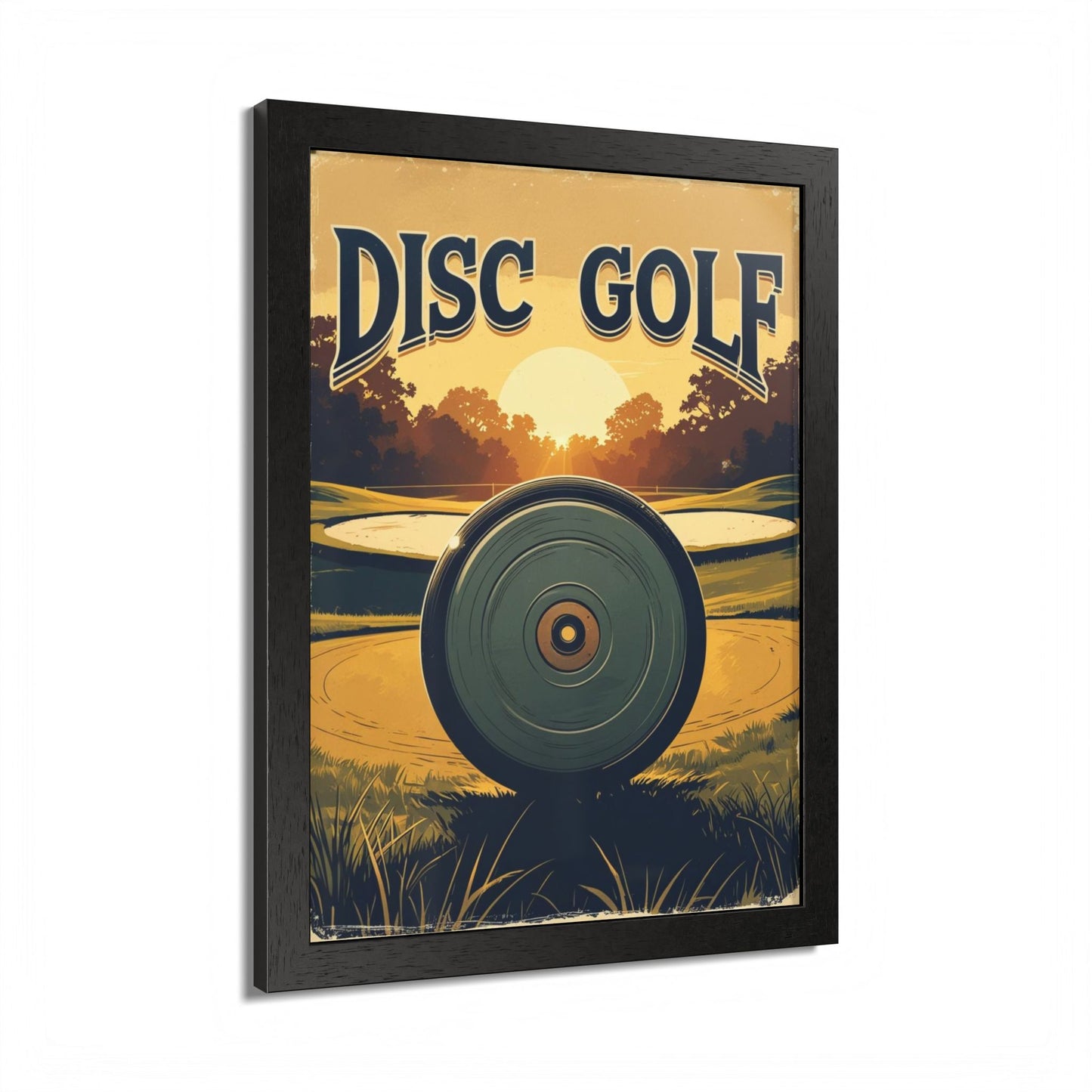 Disc Golf Vintage Poster