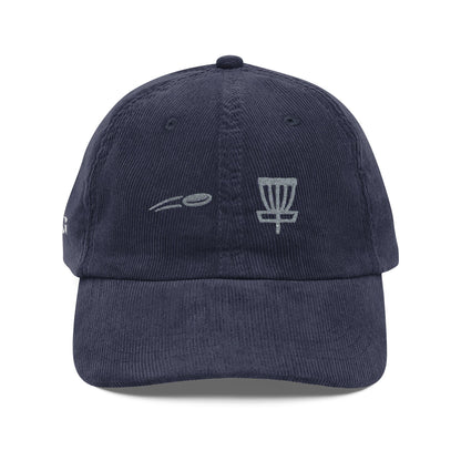 Disc golf cap embroidery. Clean disc golf hat. Disc Golf Design hat. Embroidered disc golf cap. Disc Golf cap gift. 