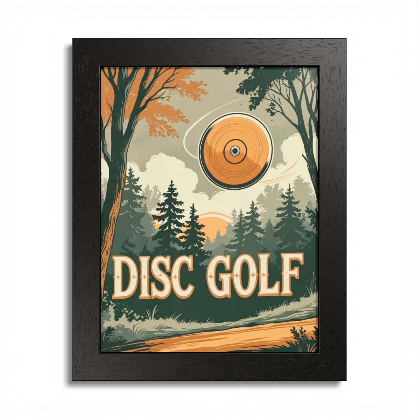Classic Disc Golf Poster