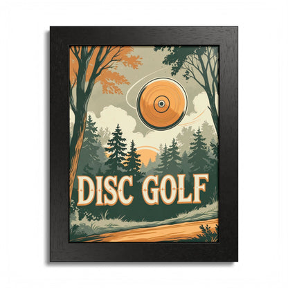 Classic Disc Golf Poster