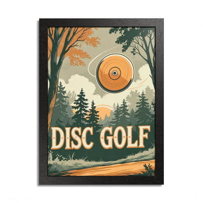 Classic Disc Golf Poster