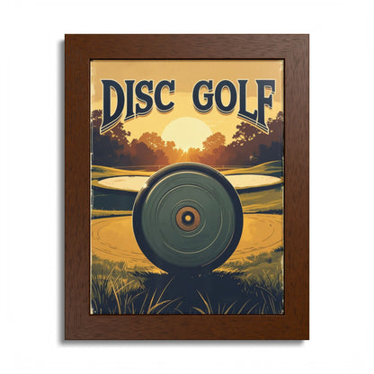 Disc Golf Vintage Poster