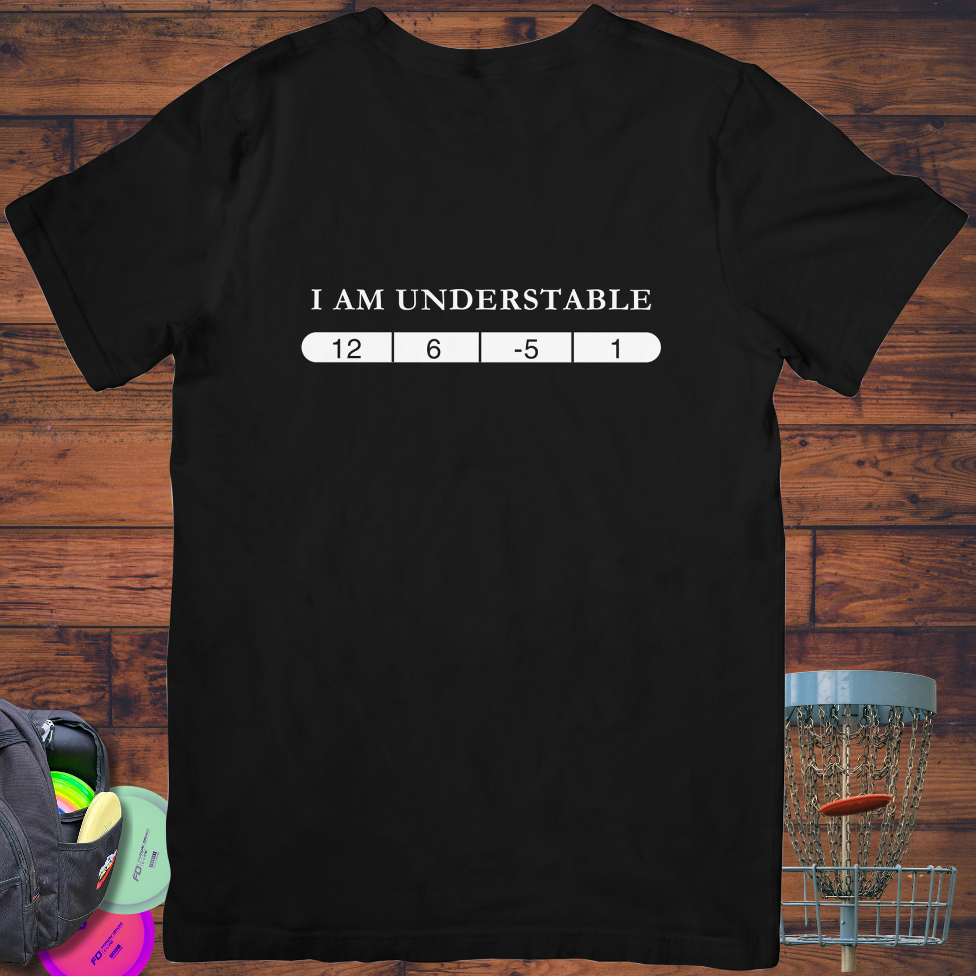 funny disc gof shirt, funny disc tee, funny disc golf shirt, disc golf quote shirt, understable design, 