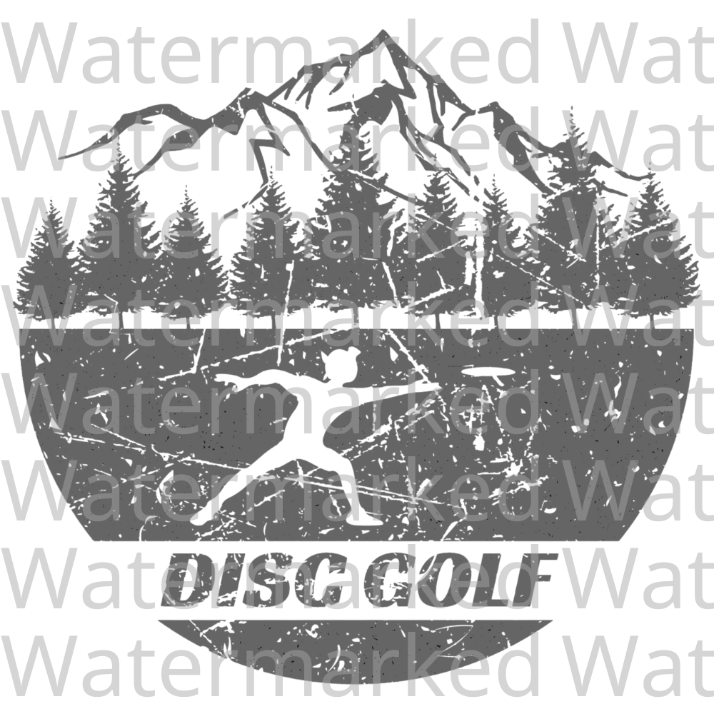 Vintage Disc Golf Design - Digital