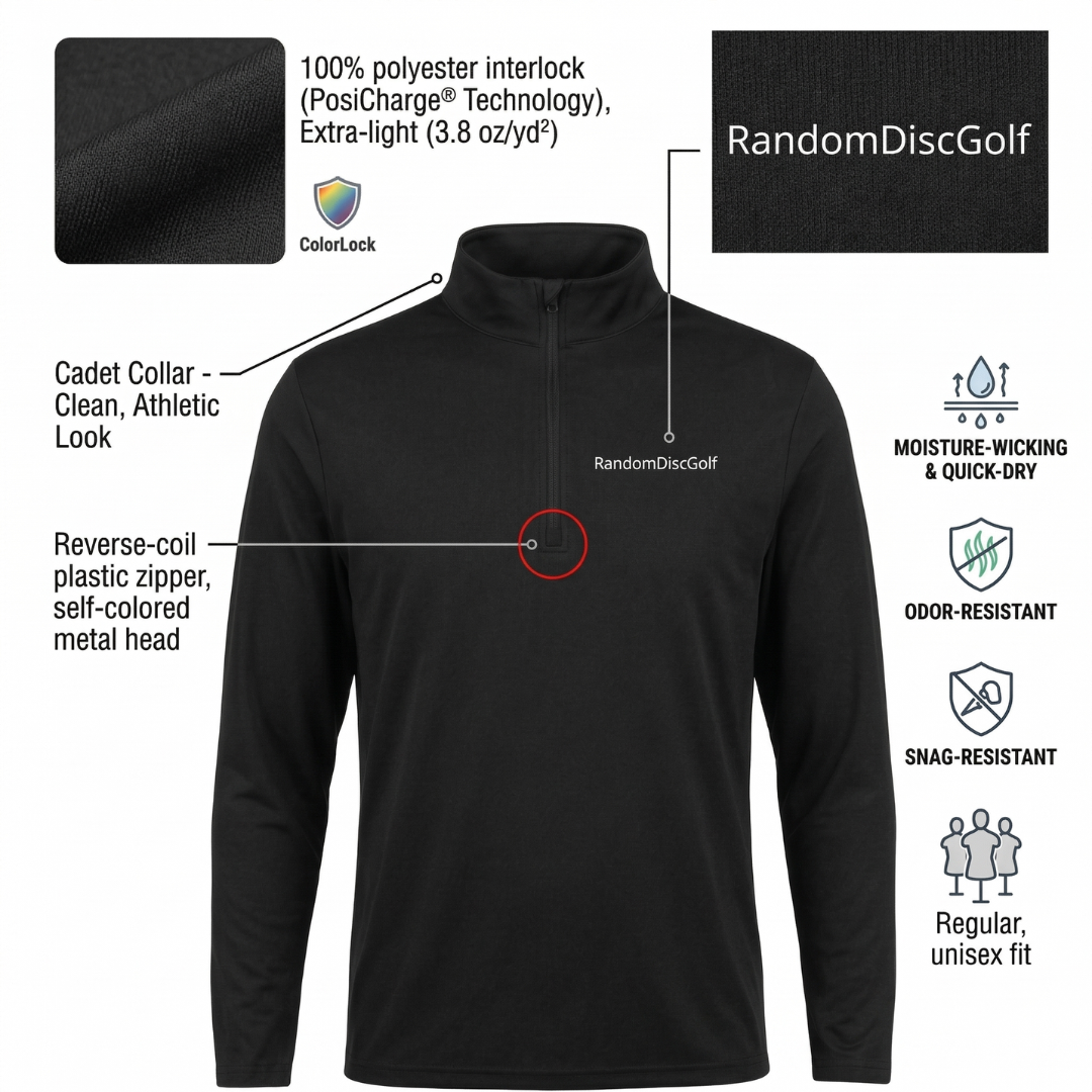 Grip & Rip Disc Golf - Quarter-Zip Pullover