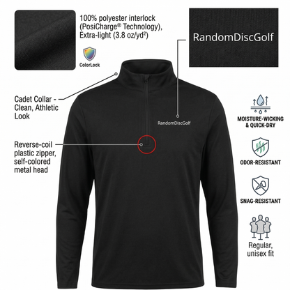 Grip & Rip Disc Golf - Quarter-Zip Pullover