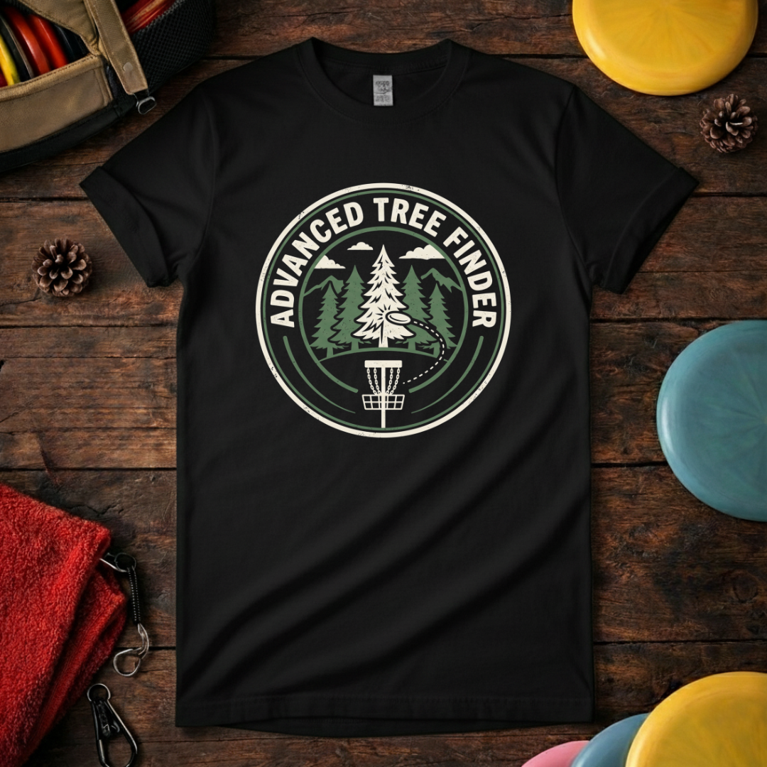 Advanced Tree Finder - Funny Disc Golf T-Shirt