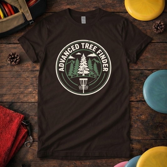 Advanced Tree Finder - Funny Disc Golf T-Shirt