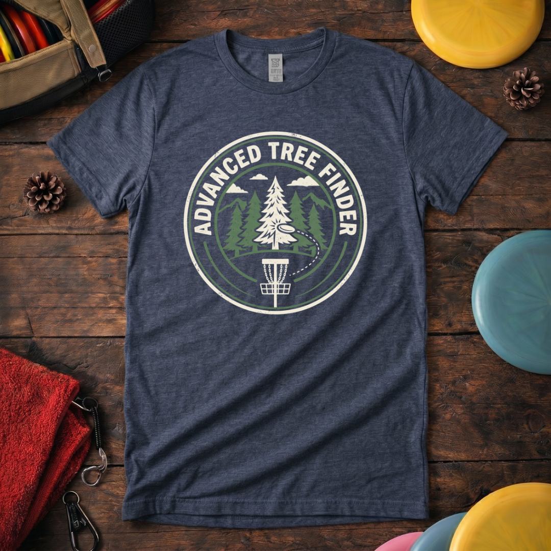 Advanced Tree Finder - Funny Disc Golf T-Shirt