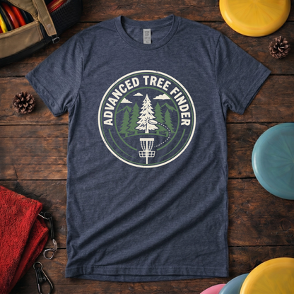 Advanced Tree Finder - Funny Disc Golf T-Shirt