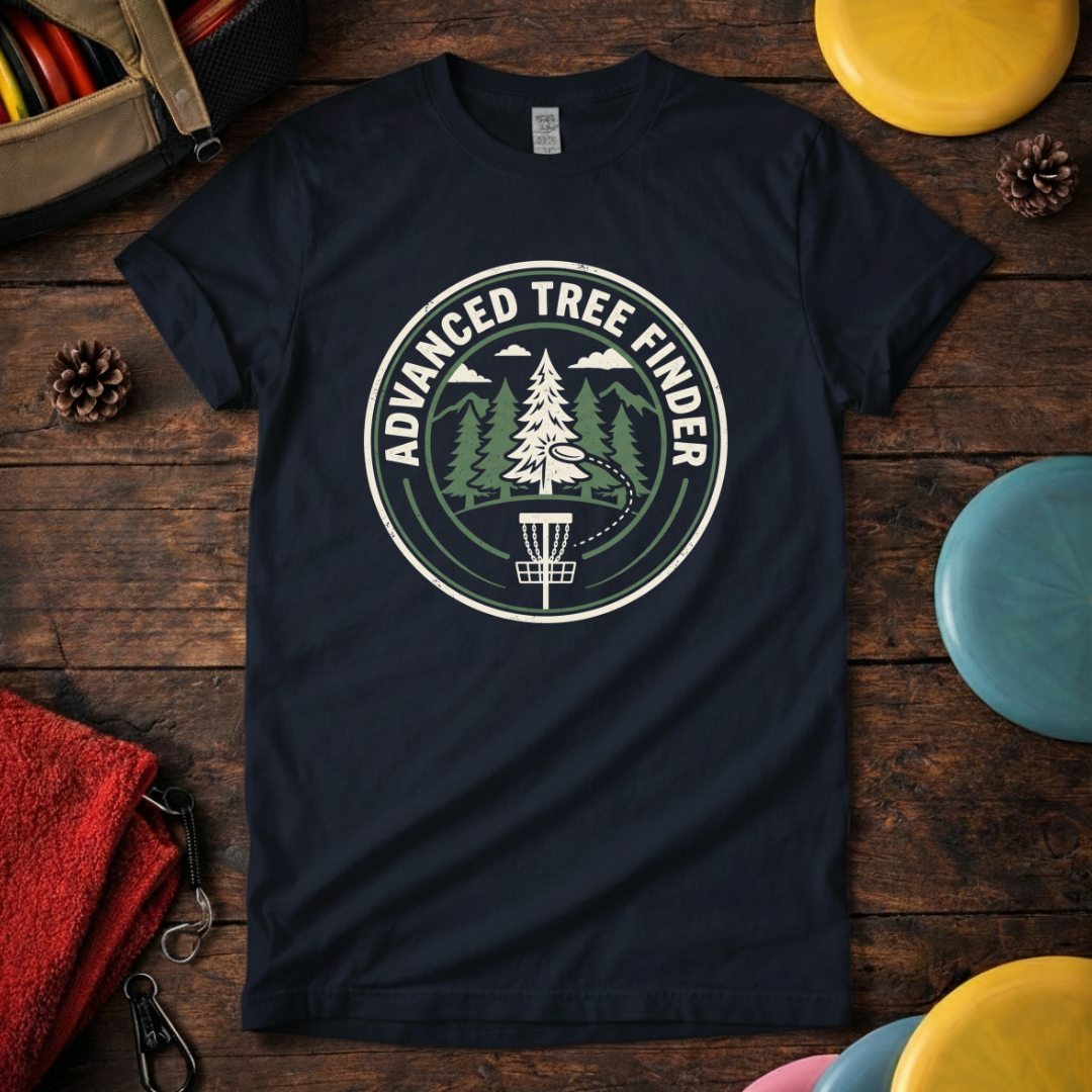 Advanced Tree Finder - Funny Disc Golf T-Shirt