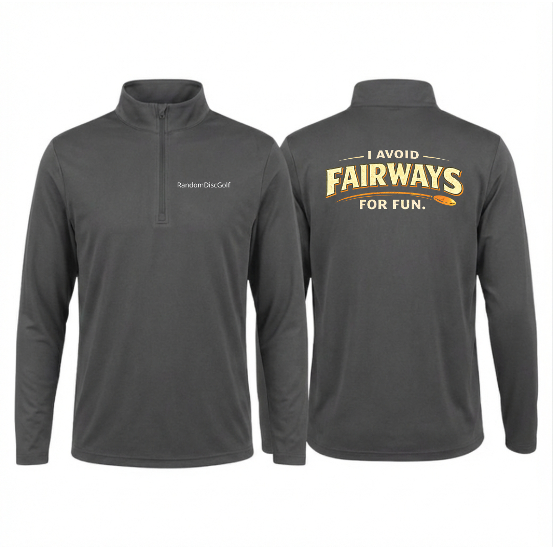 I Avoid Fairways – Quarter-Zip Pullover