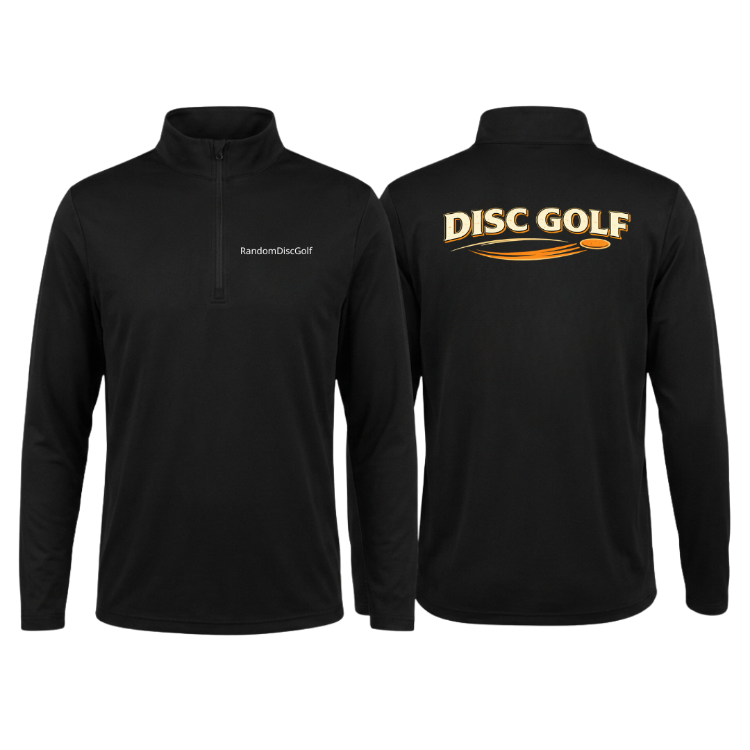 Clean Disc Golf Shirt - Quarter-Zip Pullover