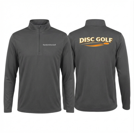 Clean Disc Golf Shirt - Quarter-Zip Pullover