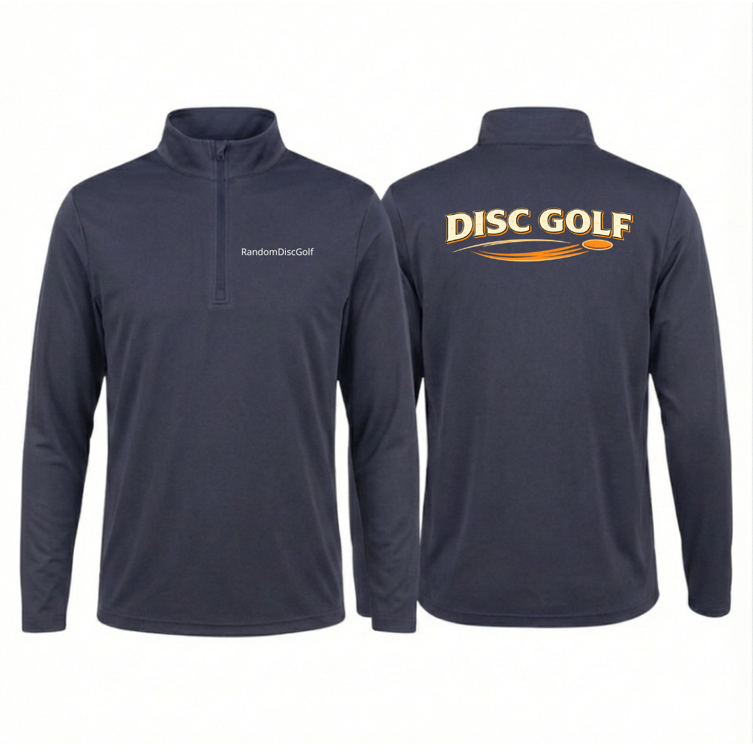 Clean Disc Golf Shirt - Quarter-Zip Pullover