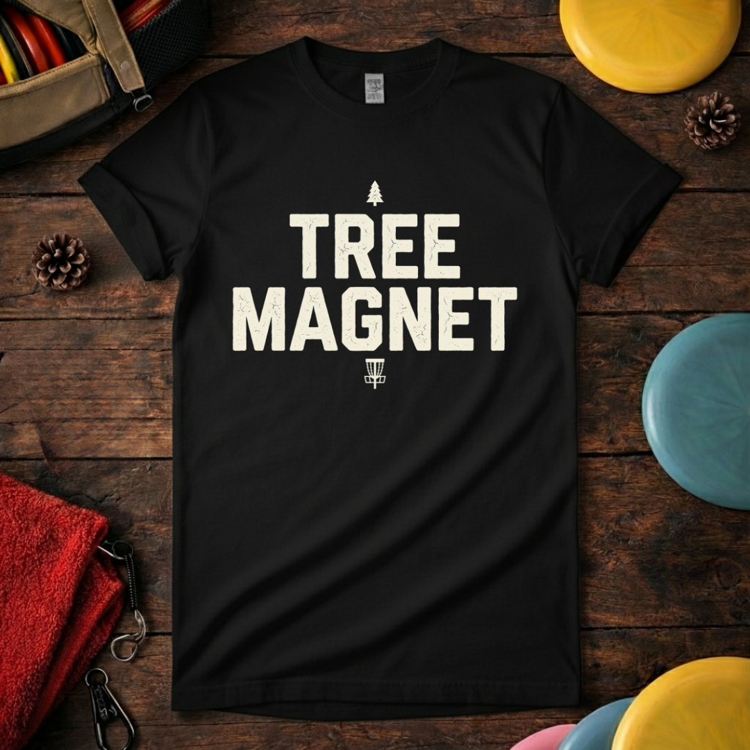 Disc golf shirt for wooded course players